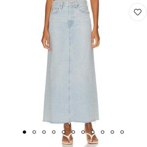 AGOLDE HILLA MAXI SKIRT